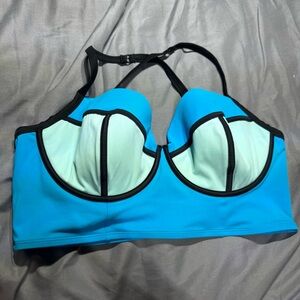 Torrid blue bikini top size 2